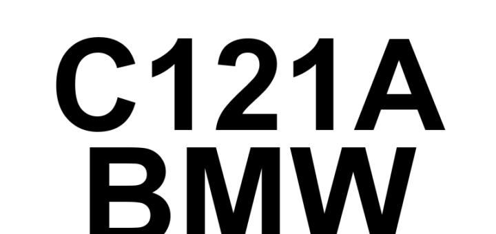 DTC C121A BMW - Definição em inglês: Left Rear Wheel Speed Sensor Supply Voltage Circuit Low Definição em Português: Sensor de Velocidade da Roda Traseira Esquerda - Tensão Baixa no Circuito de Alimentação