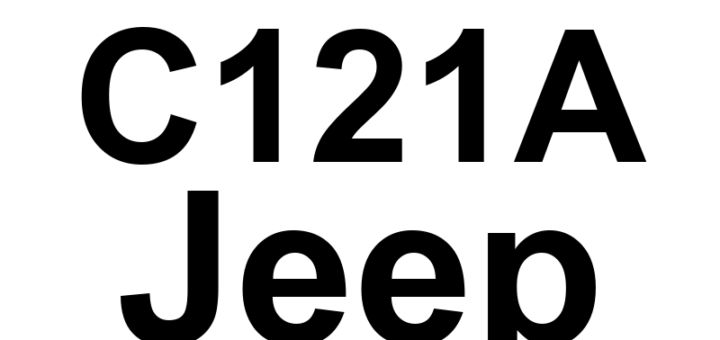 DTC C121A Jeep - Definição em inglês: Steering Angle Sensor Not Initialized Definição em Português: Sensor de Ângulo de Direção - Não Inicializado