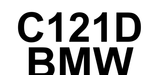 DTC C121D BMW - Definição em inglês: Right Front Wheel Speed Sensor No Signal Definição em Português: Sensor de Velocidade da Roda Dianteira Direita - Sem Sinal