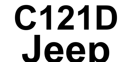 DTC C121D Jeep - Definição em inglês: Brake Pressure Sensor Circuit Definição em Português: Circuito do Sensor de Pressão do Freio - Problema Detectado