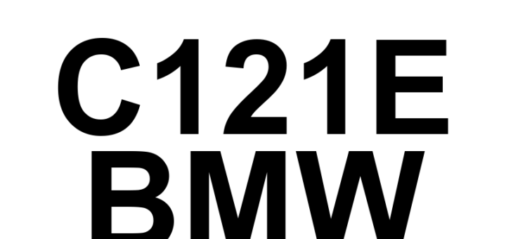 DTC C121E BMW - Definição em inglês: Left Rear Wheel Speed Sensor No Signal Definição em Português: Sensor de Velocidade da Roda Traseira Esquerda - Sem Sinal