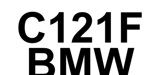 DTC C121F BMW - Definição em inglês: Right Rear Wheel Speed Sensor No Signal Definição em Português: Sensor de Velocidade da Roda Traseira Direita - Sem Sinal