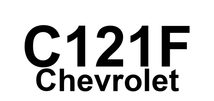 DTC C121F Chevrolet - Definição em inglês: EBCM Unexpected Exception Definição em Português: Módulo de Controle Eletrônico de Freio - Exceção Inesperada