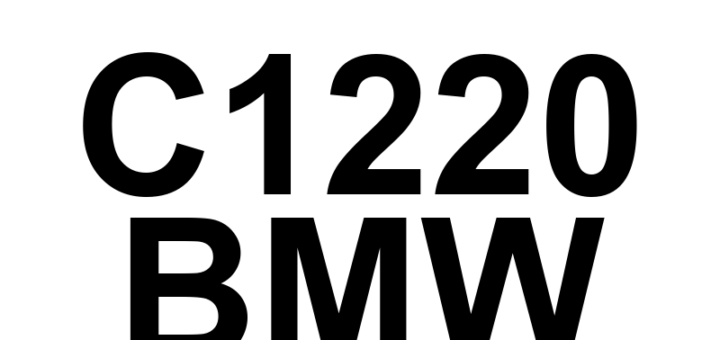 DTC C1220 BMW - Definição em inglês: Left Front Wheel Speed Sensor Overspeed Definição em Português: Sensor de Velocidade da Roda Dianteira Esquerda - Excesso de Velocidade