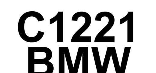 DTC C1221 BMW - Definição em inglês: Right Front Wheel Speed Sensor Overspeed Definição em Português: Sensor de Velocidade da Roda Dianteira Direita - Velocidade Excessiva