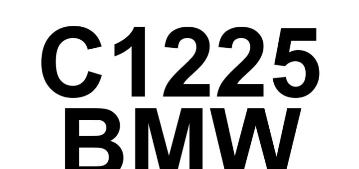 DTC C1225 BMW - Definição em inglês: Right Front Wheel Speed Sensor Incorrect Assembly Definição em Português: Sensor de Velocidade da Roda Dianteira Direita - Montagem Incorreta