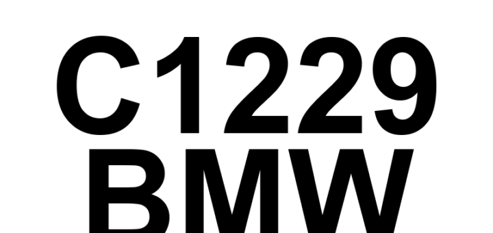 DTC C1229 BMW - Definição em inglês: Left Front Wheel Speed Sensor Circuit Electrical Definição em Português: Circuito do Sensor de Velocidade da Roda Dianteira Esquerda - Problema Elétrico