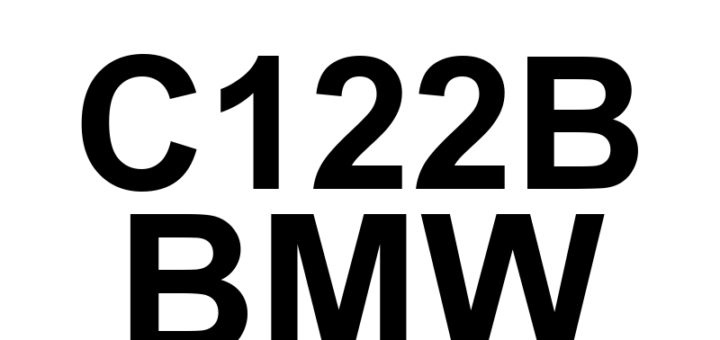 DTC C122B BMW - Definição em inglês: Left Rear Wheel Speed Sensor Circuit Electrical Definição em Português: Sensor de Velocidade da Roda Traseira Esquerda - Circuito Elétrico (Problema)