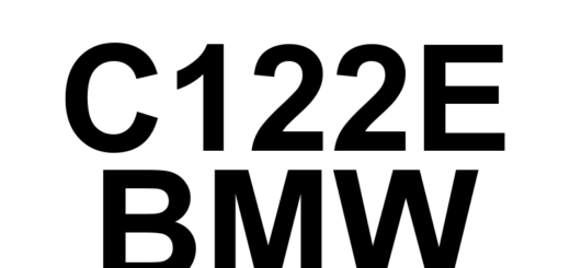 DTC C122E BMW - Definição em inglês: Right Front Wheel Speed Sensor Definição em Português: Sensor de Velocidade da Roda Dianteira Direita