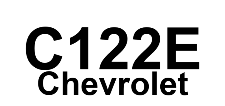DTC C122E Chevrolet - Definição em inglês: Wheel Speed Sensor Frequency Error Definição em Português: Sensor de Velocidade da Roda - Erro de Frequência