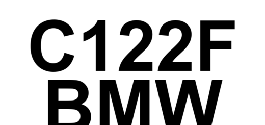 DTC C122F BMW - Definição em inglês: Wheel Speed Sensor Generic Supply Voltage Circuit High Definição em Português: Sensor de Velocidade da Roda - Tensão Alta no Circuito de Alimentação Genérica
