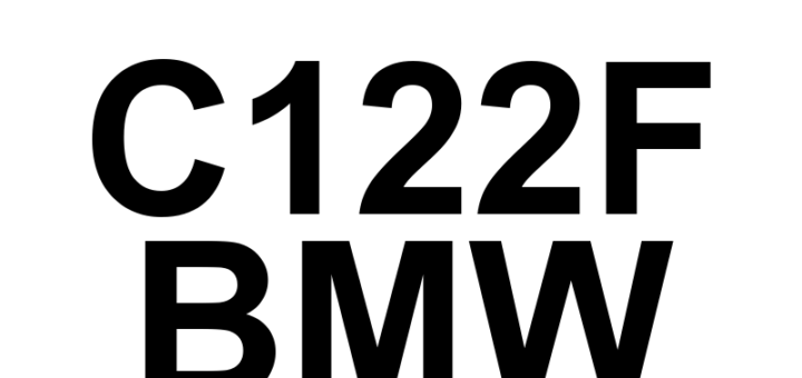 DTC C122F BMW - Definição em inglês: Wheel Speed Sensor Generic Supply Voltage Circuit High Definição em Português: Sensor de Velocidade da Roda - Tensão Alta no Circuito de Alimentação Genérica