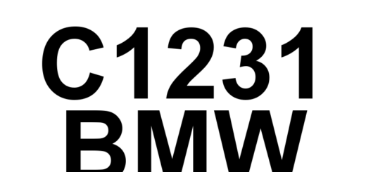 DTC C1231 BMW - Definição em inglês: Right Front Wheel Speed Sensor Direction of Rotation Implausible Definição em Português: Sensor de Velocidade da Roda Dianteira Direita - Direção de Rotação Incoerente