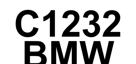 DTC C1232 BMW - Definição em inglês: Left Rear Wheel Speed Sensor Direction of Rotation Implausible Definição em Português: Sensor de Velocidade da Roda Traseira Esquerda - Direção de Rotação Implausível