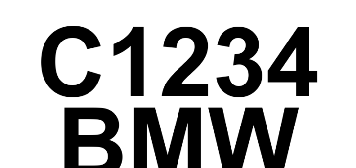 DTC C1234 BMW - Definição em inglês: Wheel Speed Sensor Generic Direction of Rotation Implausible Definição em Português: Sensor de Velocidade da Roda - Sentido de Rotação Implausível