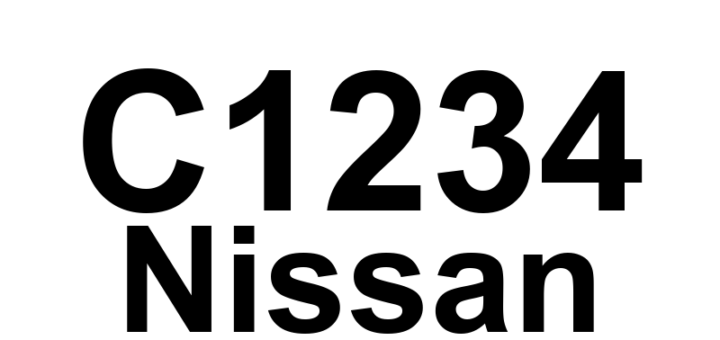 DTC C1234 Nissan - Definição em inglês: Yaw Rate Sensor Definição em Português: Sensor de Taxa de Guinada