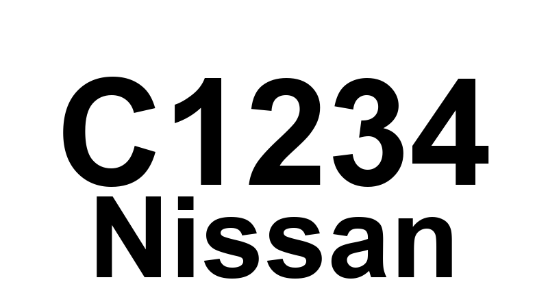 C1234 Nissan - Sensor de Taxa de Guinada