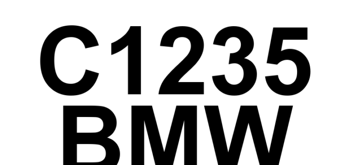 DTC C1235 BMW - Definição em inglês: Left Front Wheel Speed Sensor Signal Implausible Definição em Português: Sinal do Sensor de Velocidade da Roda Dianteira Esquerda - Implausível