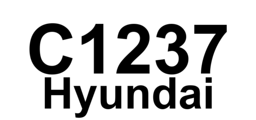 DTC C1237 Hyundai - Definição em inglês: Primary Pressure Sensor-Signal Definição em Português: Sensor de Pressão Primário - Sinal