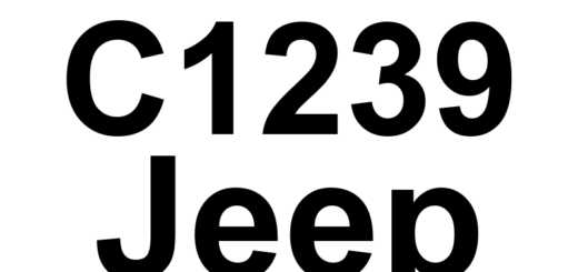 DTC C1239 Jeep - Definição em inglês: Emission Rolls Test Active Definição em Português: Teste de Emissões em Bancada - Ativo