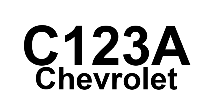 DTC C123A Chevrolet - Definição em inglês: EBCM High End Timer Watchdog Definição em Português: Timer de Supervisão do EBCM - Alta Contagem