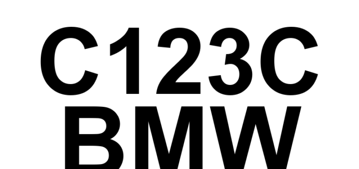 DTC C123C BMW - Definição em inglês: Right Front Wheel Speed Sensor - Signal Too High Definição em Português: Sensor de Velocidade da Roda Dianteira Direita - Sinal Muito Alto