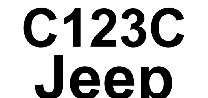 DTC C123C Jeep - Definição em inglês: Dynamics Sensor Mounting/Installation Performance Definição em Português: Sensor de Dinâmica - Desempenho de Montagem/Instalação