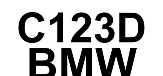 DTC C123D BMW - Definição em inglês: Left Rear Wheel Speed Sensor - Signal Too High Definição em Português: Sensor de Velocidade da Roda Traseira Esquerda - Sinal Muito Alto