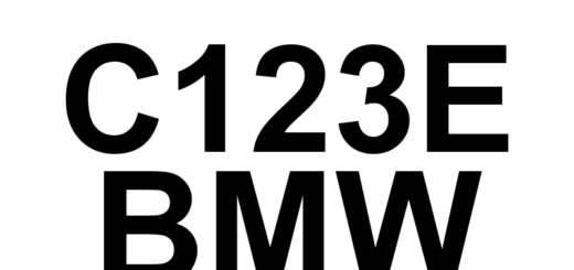 DTC C123E BMW - Definição em inglês: Right Rear Wheel Speed Sensor - Signal Too High Definição em Português: Sensor de Velocidade da Roda Traseira Direita - Sinal Muito Alto