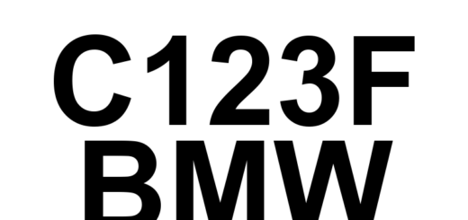 DTC C123F BMW - Definição em inglês: Left Front Wheel Speed Sensor Phase Length Implausible Definição em Português: Sensor de velocidade da roda dianteira esquerda - Comprimento de fase implausível