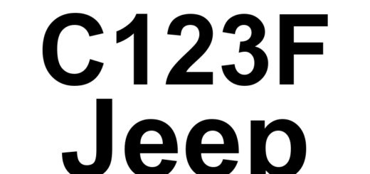 DTC C123F Jeep - Definição em inglês: Steering Angle Sensor Comparative Performance Definição em Português: Sensor de Ângulo de Direção - Desempenho Comparativo