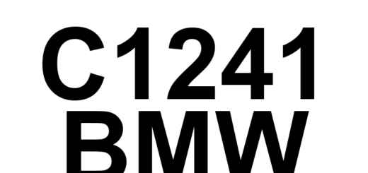 DTC C1241 BMW - Definição em inglês: Left Rear Wheel Speed Sensor Phase Length Implausible Definição em Português: Sensor de Velocidade da Roda Traseira Esquerda - Comprimento de Fase Implausível