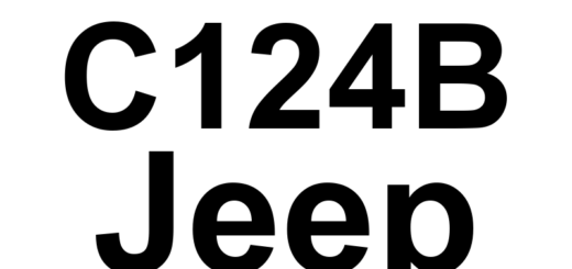 DTC C124B Jeep - Definição em inglês: XBW Rule Violation 01 Definição em Português: Violação da Regra XBW 01