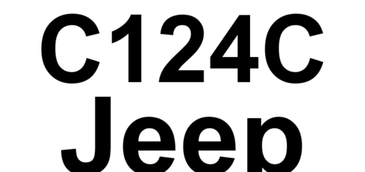 DTC C124C Jeep - Definição em inglês: ACC Disabled Due To ESP Definição em Português: ACC - Desativado devido ao ESP