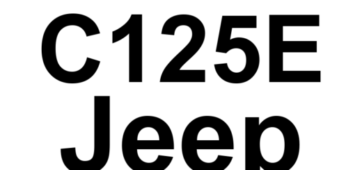 DTC C125E Jeep - Definição em inglês: ACC Sensor Adjustment Required Definição em Português: Sensor ACC - Ajuste Necessário