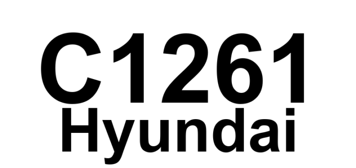DTC C1261 Hyundai - Definição em inglês: Steering Angle Sensor Not Calibrated Definição em Português: Sensor de Ângulo de Direção - Não Calibrado