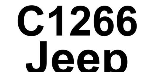 DTC C1266 Jeep - Definição em inglês: ACC Sensor Blinded Definição em Português: Sensor ACC - Obstruído