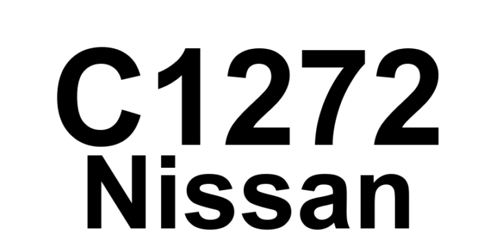 DTC C1272 Nissan - Definição em inglês: LF Speed Output Definição em Português: Saída de Velocidade da Roda Dianteira Esquerda