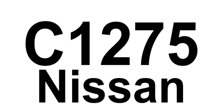 DTC C1275 Nissan - Definição em inglês: RF Wheel Speed Output High Definição em Português: Sensor de Velocidade da Roda Dianteira Direita - Saída Alta