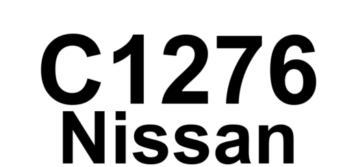 DTC C1276 Nissan - Definição em inglês: LF Wheel Speed Output High Definição em Português: Saída de Velocidade da Roda Dianteira Esquerda - Alta