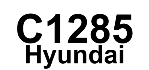 DTC C1285 Hyundai - Definição em inglês: Sensor Cluster Change Detection/Uncalibrated Definição em Português: Detecção de Mudança no Conjunto de Sensores/Não Calibrado