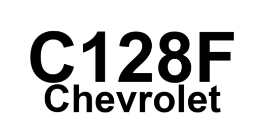DTC C128F Chevrolet - Definição em inglês: ABS Regenerative Axle Pressure Sensor Raw Offset Error Definição em Português: Sensor de Pressão do Eixo Regenerativo do ABS - Erro de Deslocamento Bruto