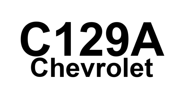 DTC C129A Chevrolet - Definição em inglês: Brake Pedal Position Sensor 3 Circuit Low Definição em Português: Sensor de Posição do Pedal de Freio 3 - Circuito Baixo