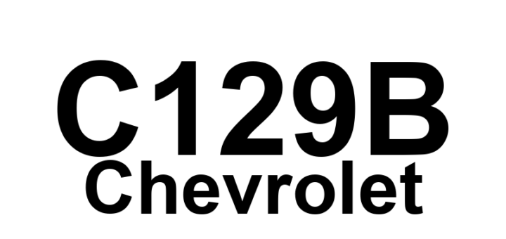 DTC C129B Chevrolet - Definição em inglês: Brake Pedal Position Sensor 3 Circuit High Definição em Português: Sensor de Posição do Pedal de Freio 3 - Circuito Alto