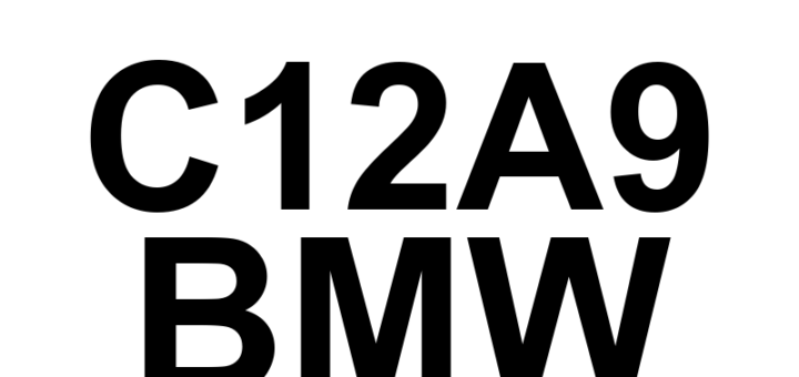 DTC C12A9 BMW - Definição em inglês: Transfer Case Control Module Power Supply Circuit 'B' /Open Definição em Português: Módulo de Controle da Caixa de Transferência - Circuito de Alimentação 'B' / Aberto