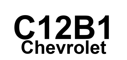 DTC C12B1 Chevrolet - Definição em inglês: ABS Master Cylinder Pressure Sensor and Brake Pedal Position Sensor Not Plausible Definição em Português: Sensor de Pressão do Cilindro Mestre do ABS e Sensor de Posição do Pedal de Freio - Valores não consistentes