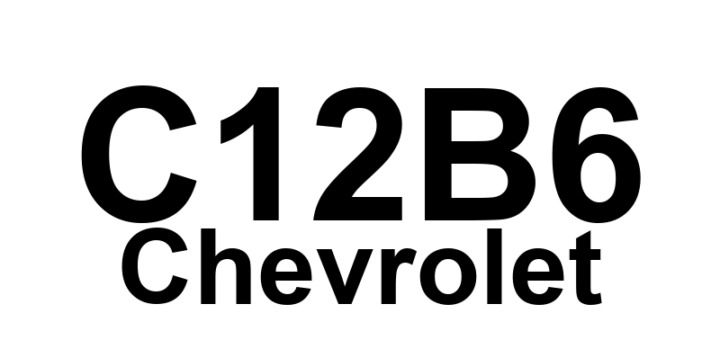 DTC C12B6 Chevrolet - Definição em inglês: High Pressure Accumulator Pressure Sensor Short to Ground or Open Definição em Português: Sensor de Pressão do Acumulador de Alta Pressão - Curto para Terra ou Circuito Aberto