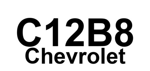 DTC C12B8 Chevrolet - Definição em inglês: High Pressure Accumulator Pressure Sensor Erratic Definição em Português: Sensor de Pressão do Acumulador de Alta Pressão - Funcionamento Irregular