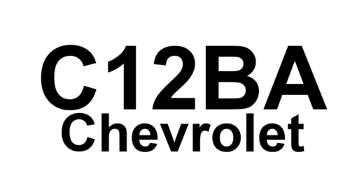 DTC C12BA Chevrolet - Definição em inglês: ABS Regenerative Axle Pressure Sensor Circuit Short To Battery Definição em Português: Sensor de Pressão do Eixo Regenerativo do ABS - Circuito em Curto com a Bateria