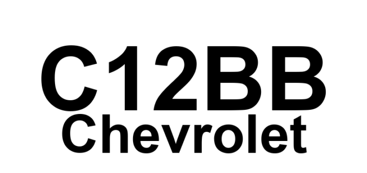 DTC C12BB Chevrolet - Definição em inglês: ABS Regenerative Axle Pressure Sensor Erratic Definição em Português: Sensor de Pressão do Eixo Regenerativo do ABS - Funcionamento Irregular